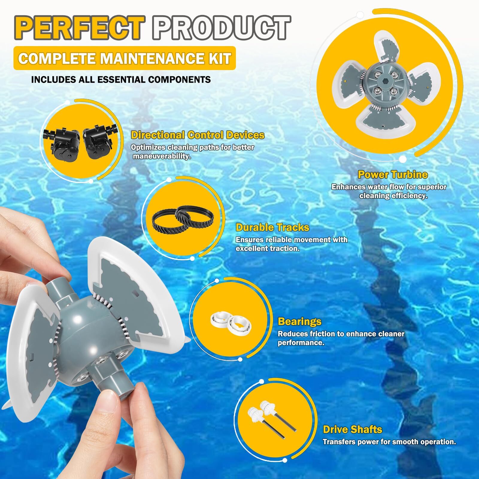 R0796200 Tune Up Rebuild Kit for Zodiac Baracuda MX8 & MX8 Elite Pool Cleaners