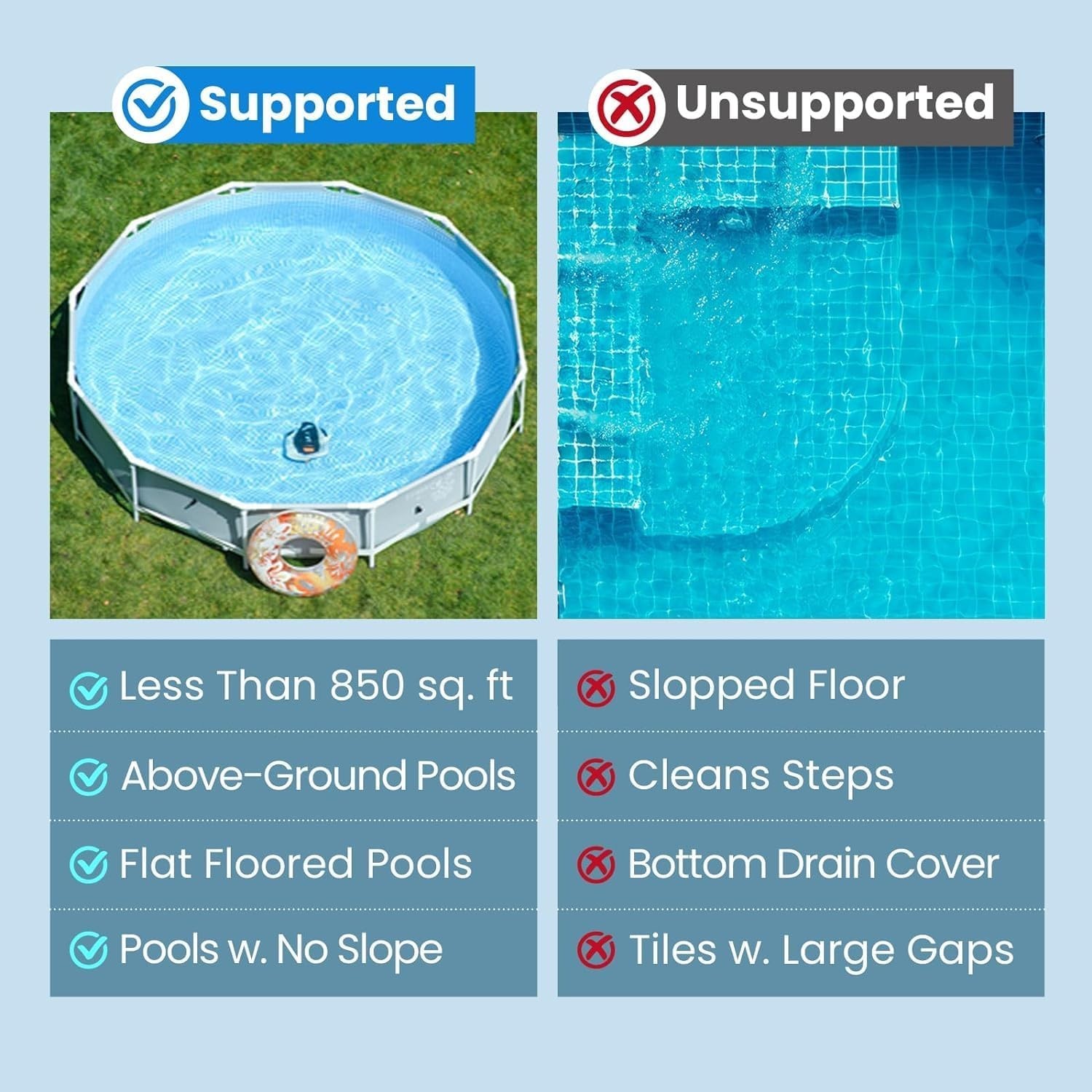 Robotic Pool Vacuum Robotic Pool Cleaner For Above Ground In Ground Pools 90min