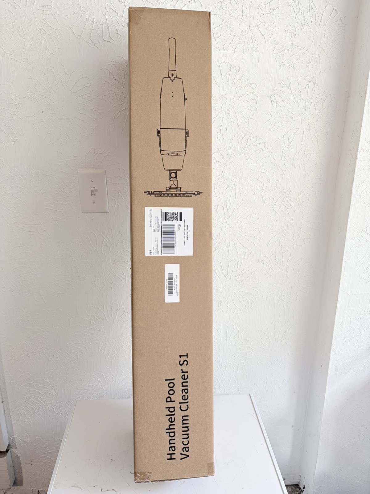 Cordless Rechargeable Pool Vacuum Handheld Cleaner w/ Telescopic Pole 60 Min