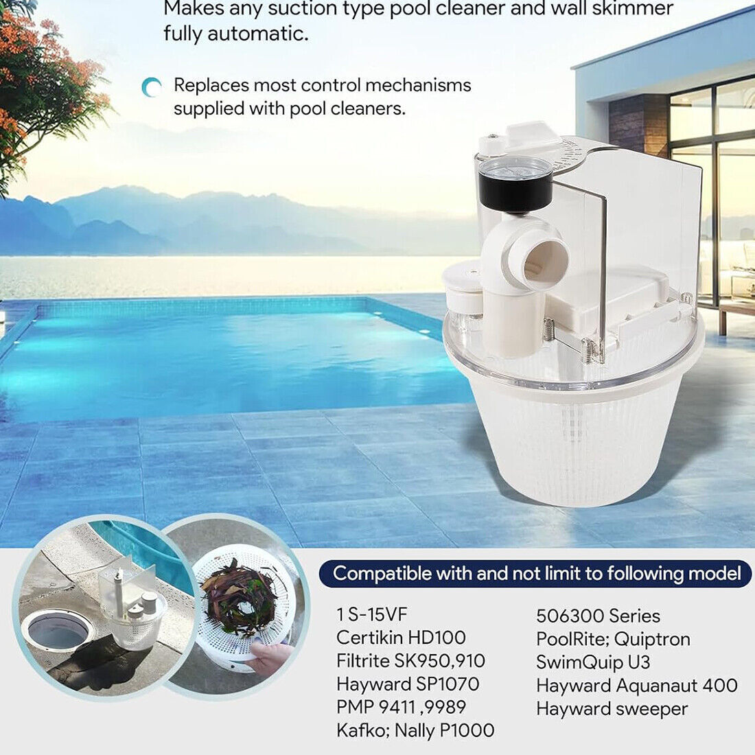 for Pentair R211100 Vac-Mate Pool Cleaner Dispenser Box Certikin, Filtrite