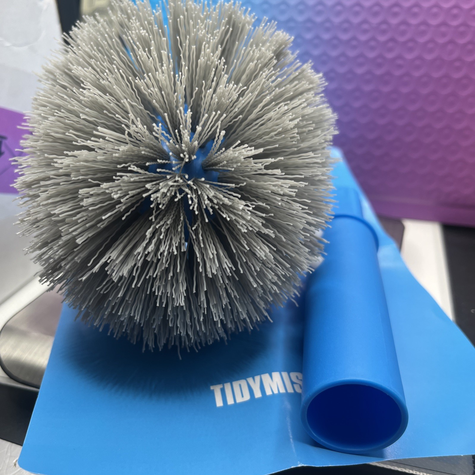 TidyMister Small Pool Brush Head for Cleaning Narrow Corners Steps See Pics New
