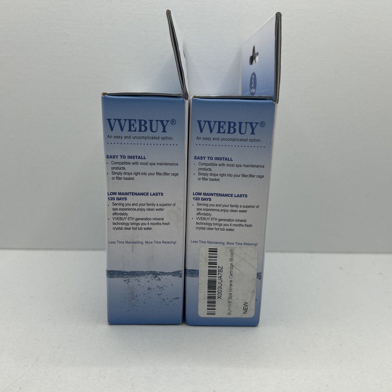 VVEBUY HOTUBJOY Lot Of 2 Mineral For Spa Floating System & Inline System 6cnt