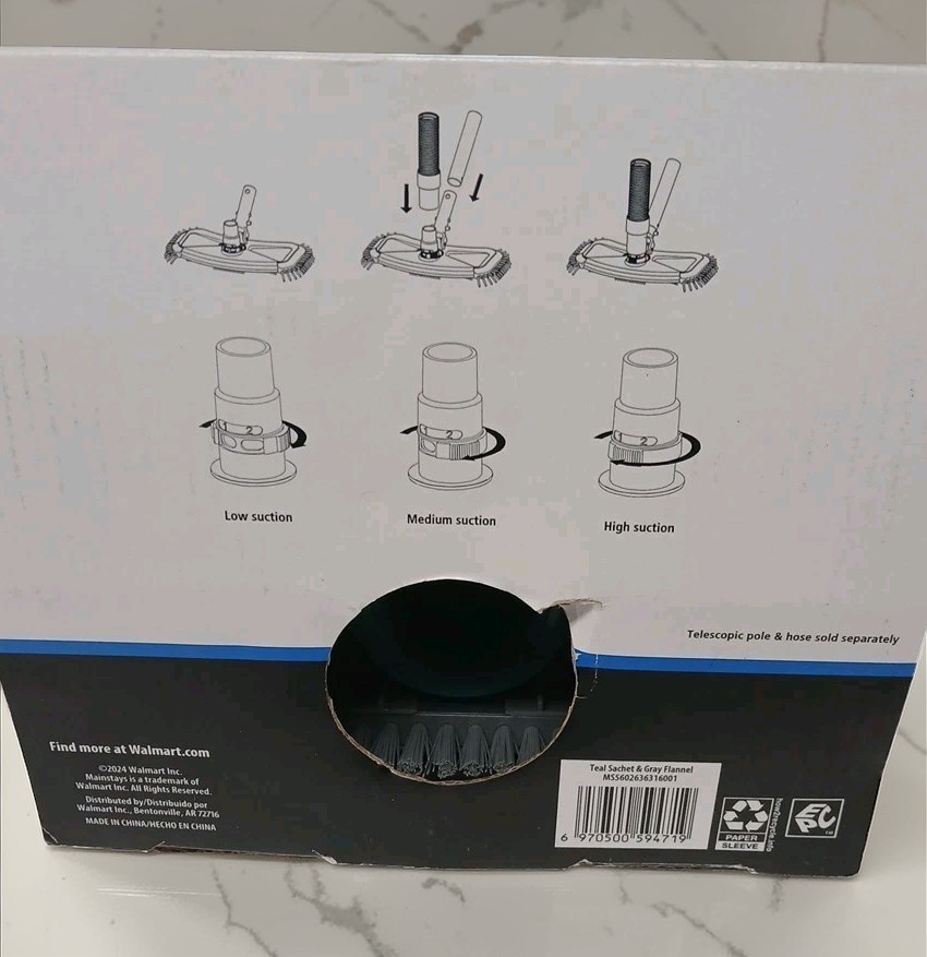 14&Prime; Weighted Pool Vacuum Head with Air Valve Fit 1 -1/4 & 1- 1/2&Prime;