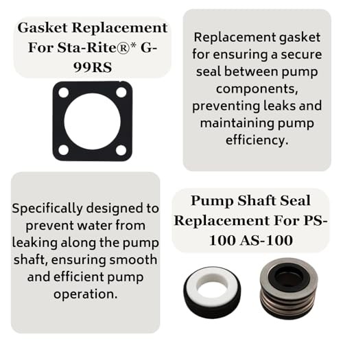 O-Ring Rebuild Kit (PRE 1998) for Sta-Rite P2RA & P2R Dura-Glas/MaxeGlas Pump