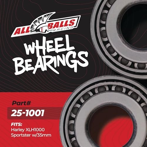 Wheel Bearing Seal Kit Compatible with/Replacement for Harley, 25-1001