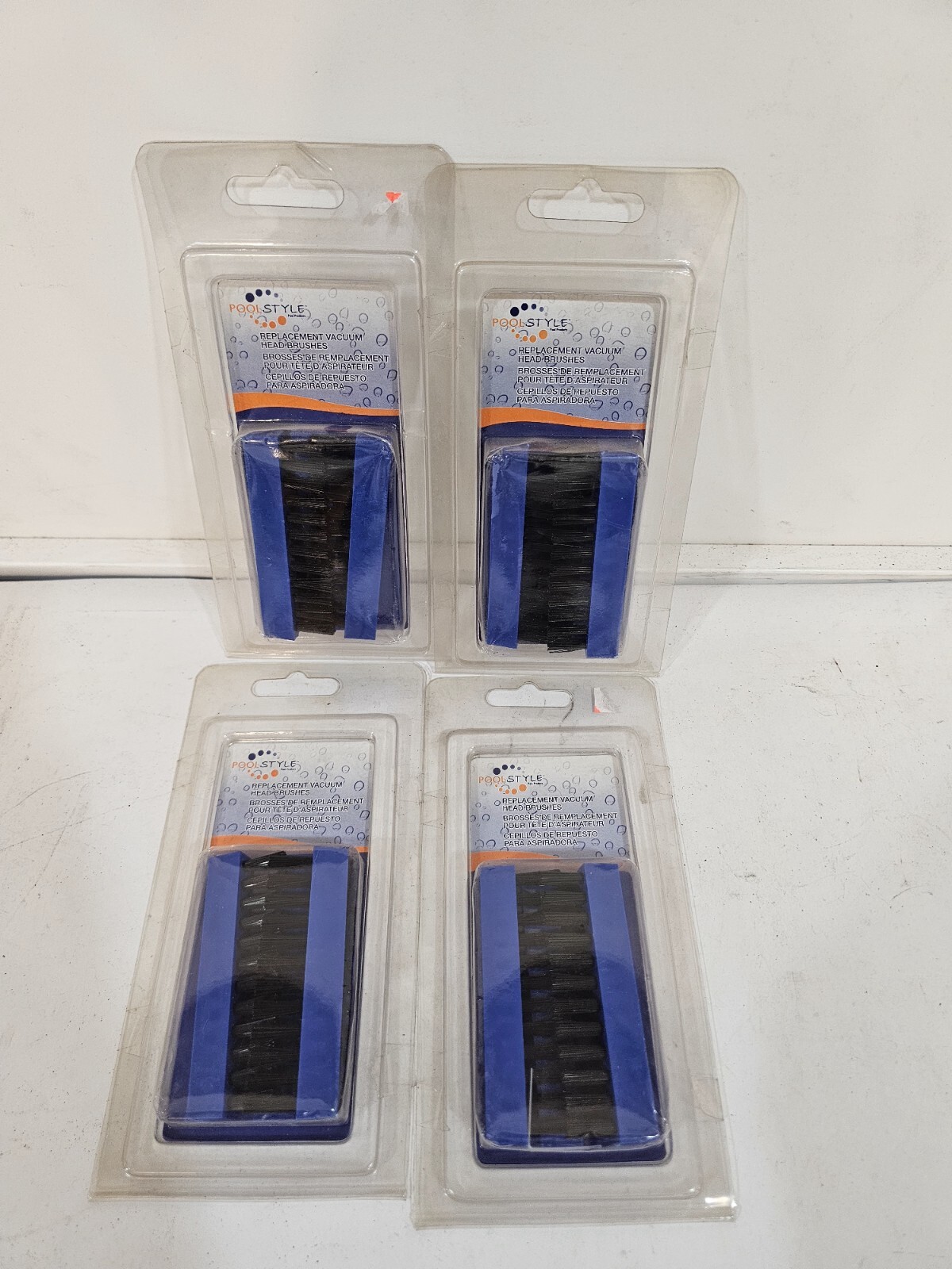 PoolStyle PS072 Vacuum Head Replacement Brushes for PS023 PS052 12 Brushes (4pk)