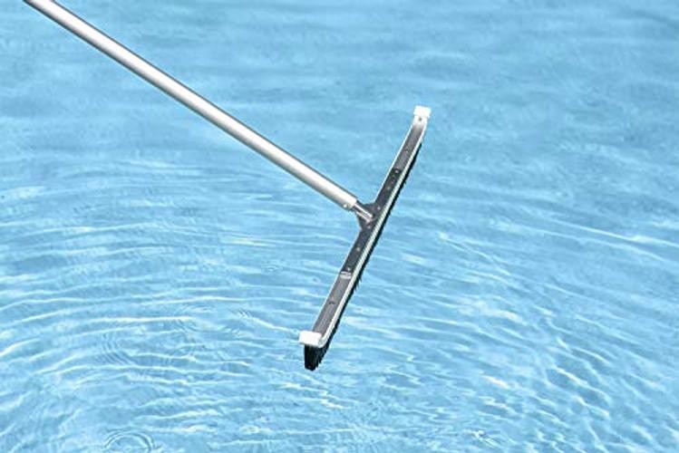 36-Inch Extra-Wide Commercial Swimming Pool Wall Brush, Heavy-Duty Aluminum