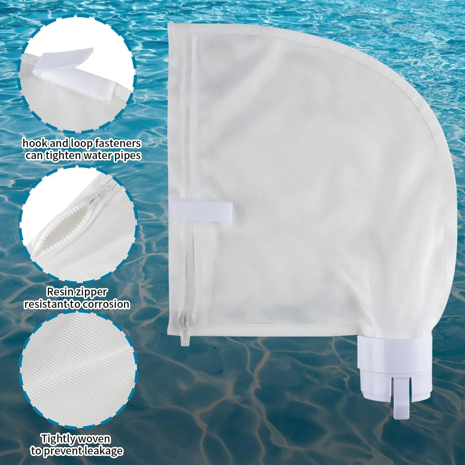 Original Genuine Polaris Pool Cleaner Part All Purpose Bag Replacement Pack of 2