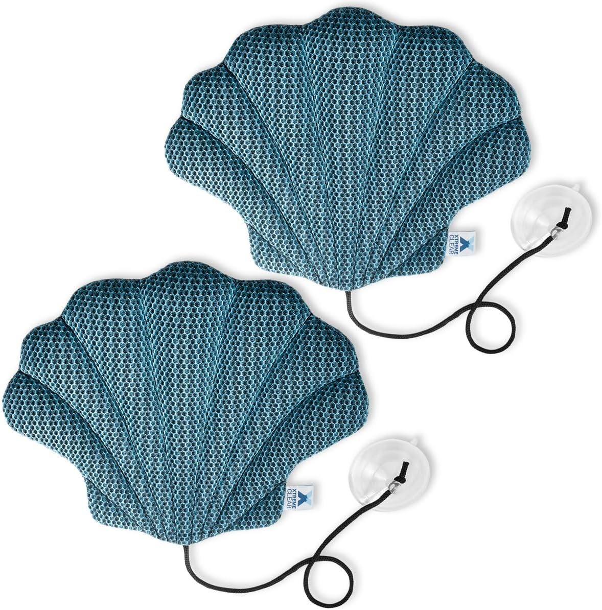 2-Pack Seashell Scum for Hot Tub Spa Absorbing Floating Sponge Clean Large
