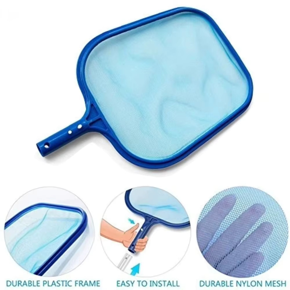 Lightweight Pool Skimmer Net Wide Mouth Leaf Mesh Cleaning Tools Accessories