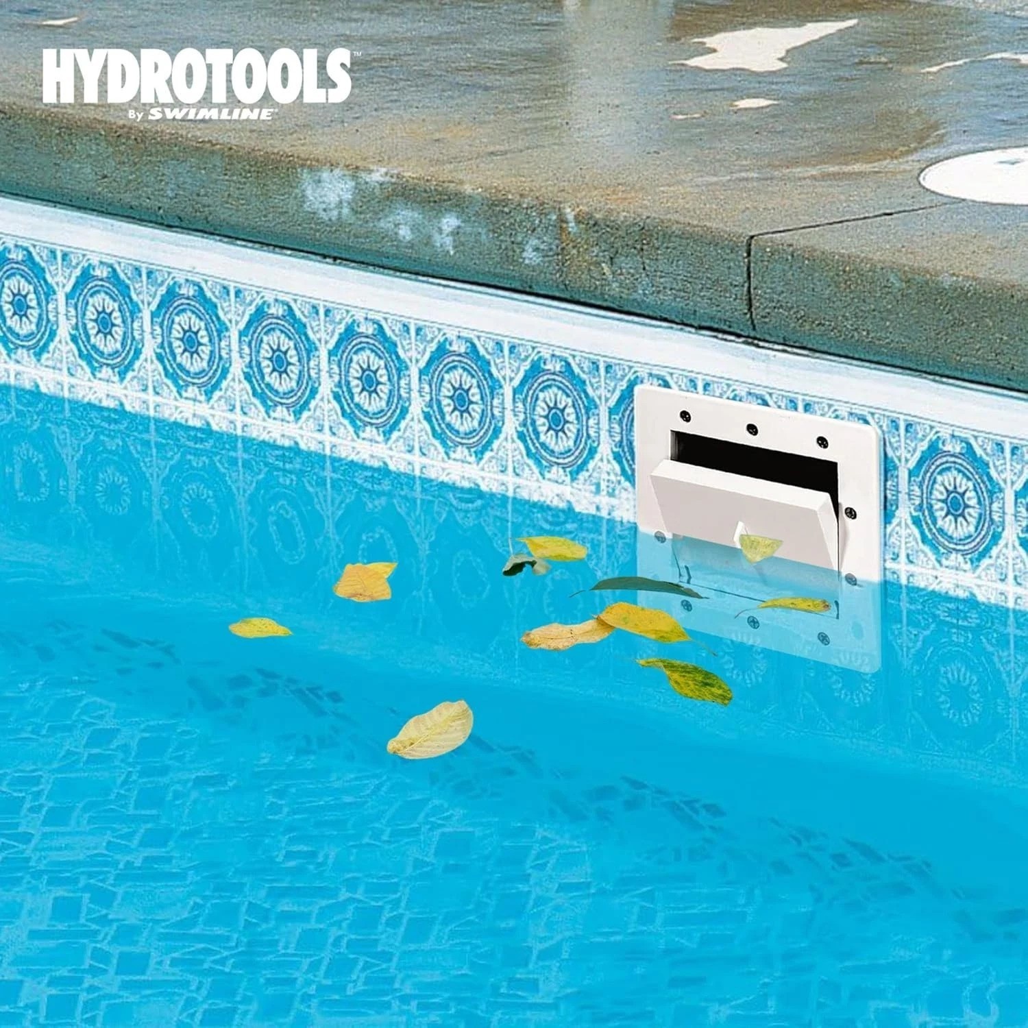 HYDROTOOLS Standard ABS Thru-Wall Skimmer Kit, White – Includes Return Fittin…