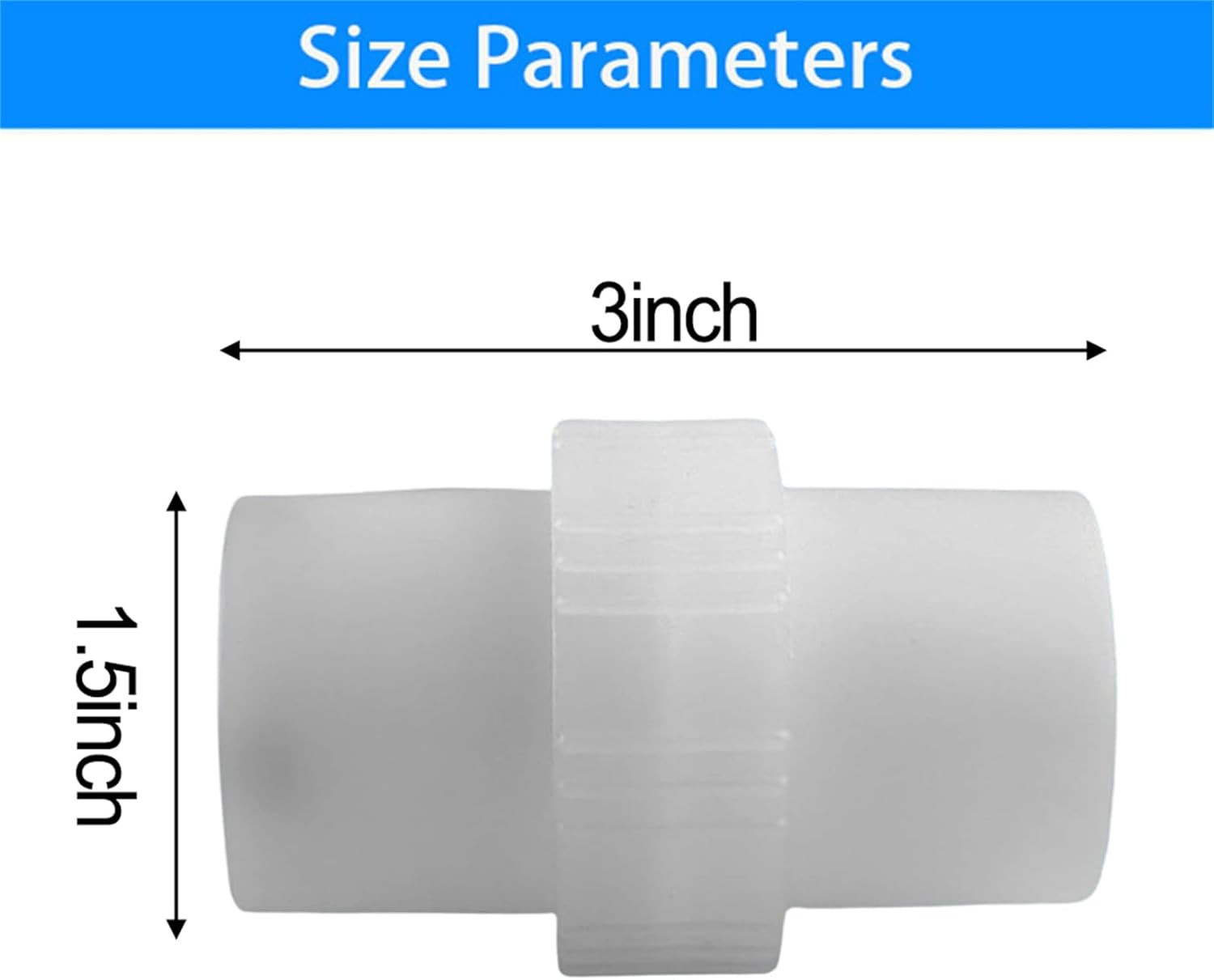 2 pcs 1.5&Prime; Pool Cleaner Hose Connector Adapter Replacement Compatible with Ha…