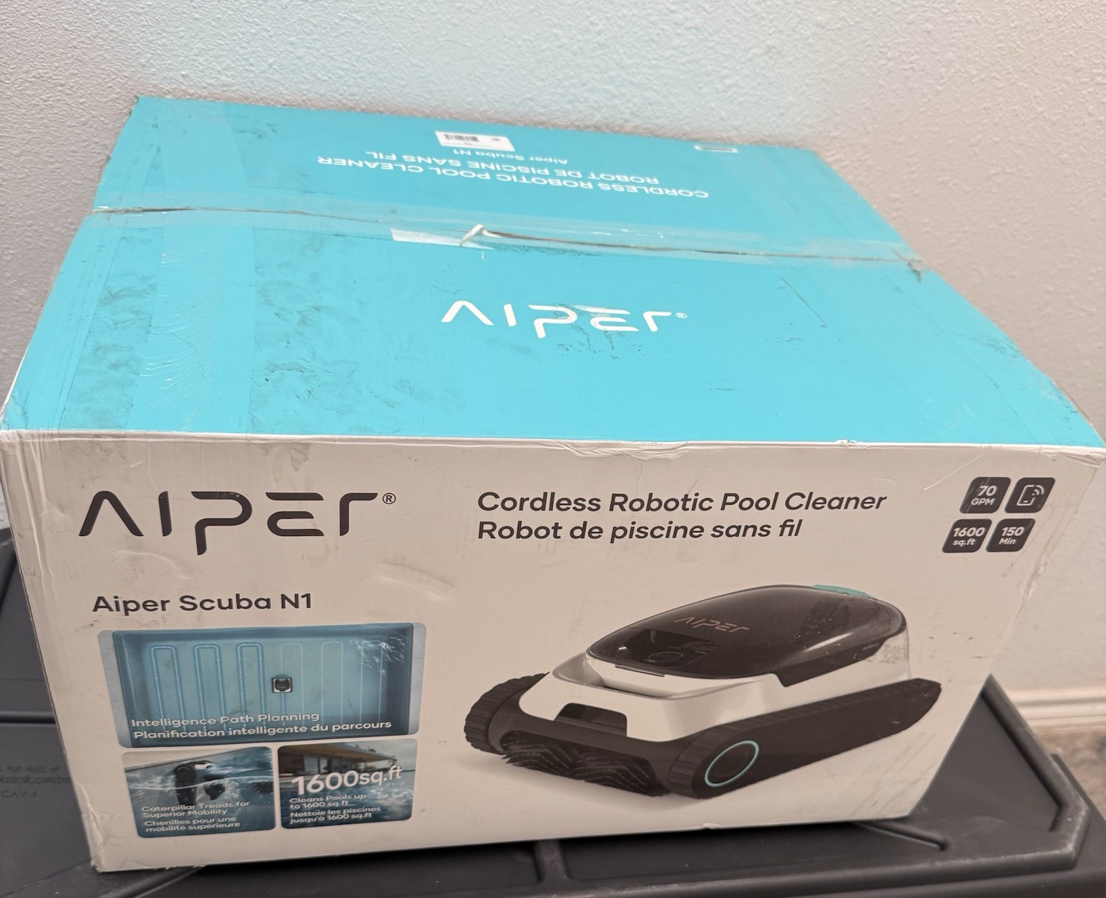 Aiper Scuba N1 Cordless Robotic Pool Vacuum For In Ground Pools Model Scuba N1