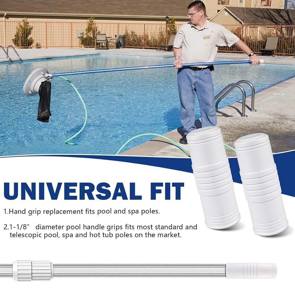 2 Pcs Pool Pole Handle Grip Replacement, Hand Grip for Swimming Pool & Spa1344