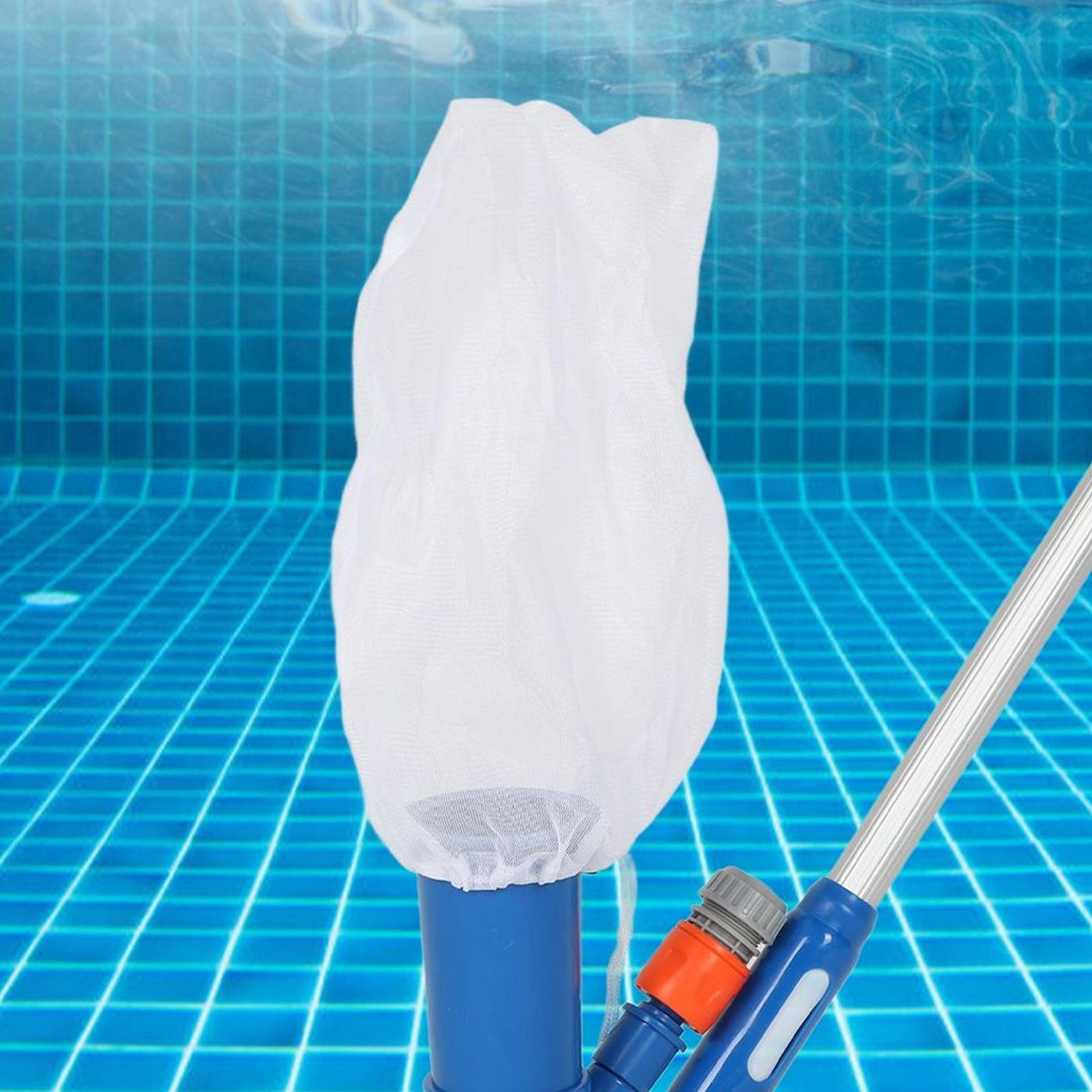 10* Pool Vacuum Filter Bags Pool Leaf Vacuum Cleaner Fine Mesh Nylon Pouch