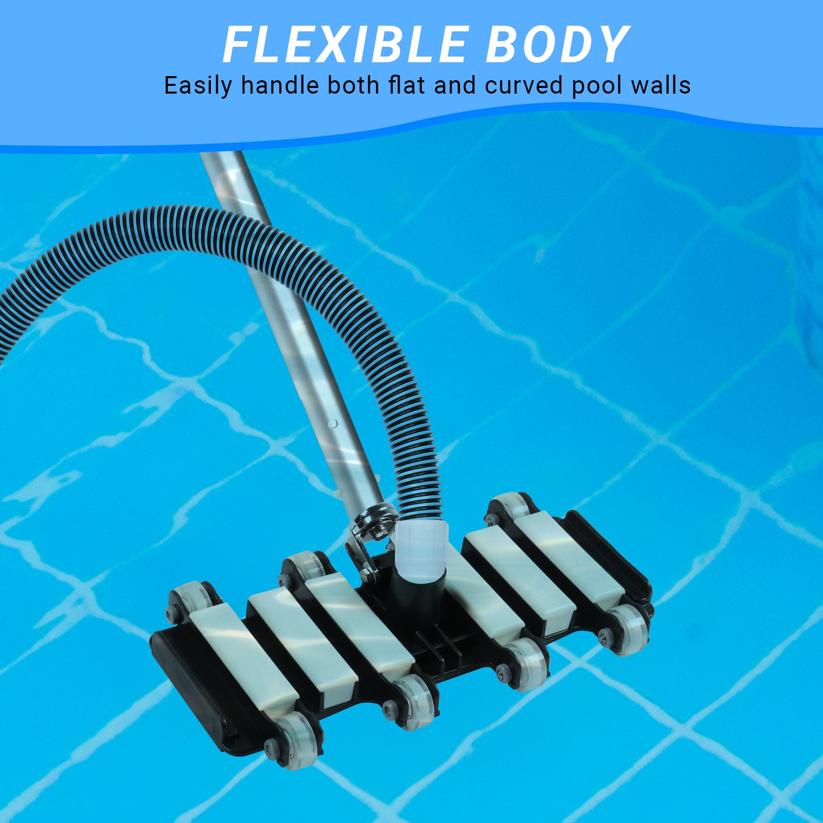Professional Swimming Pool Vacuum Head Weighted Flexible Pool Cleaner In-Ground