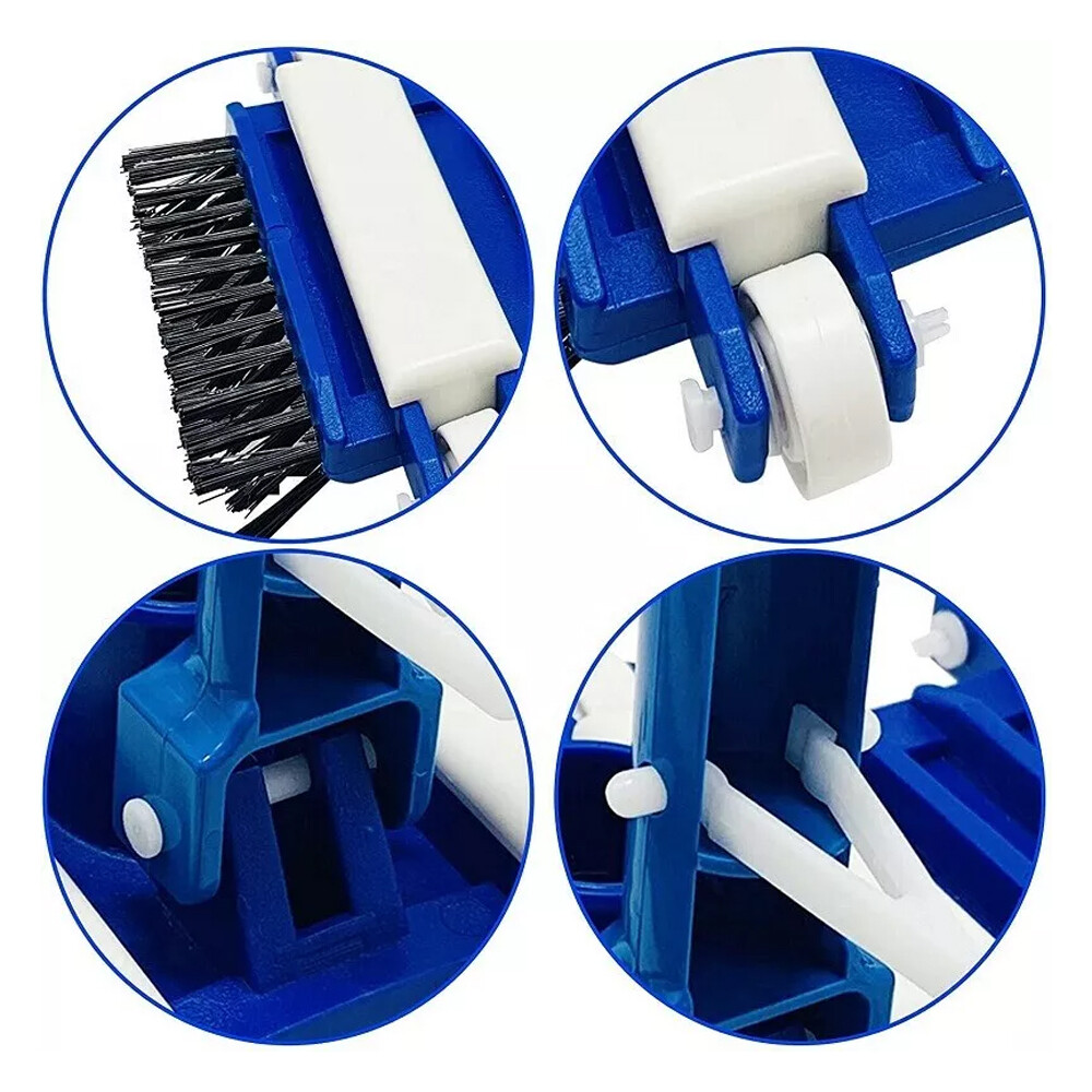 14&Prime; In-Ground Above-Ground Swimming Pool Vacuum Head Cleaner with Brushes Wheels