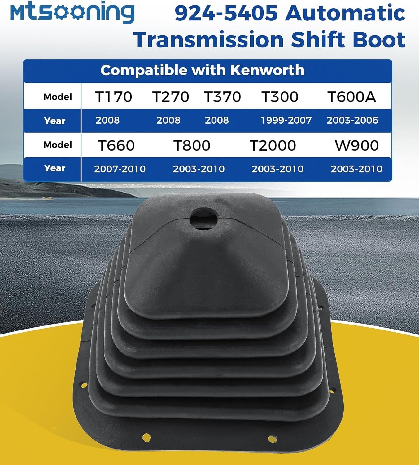 924-5405 Automatic/Manual Transmission Shift Boot Compatible with Select Kenwort