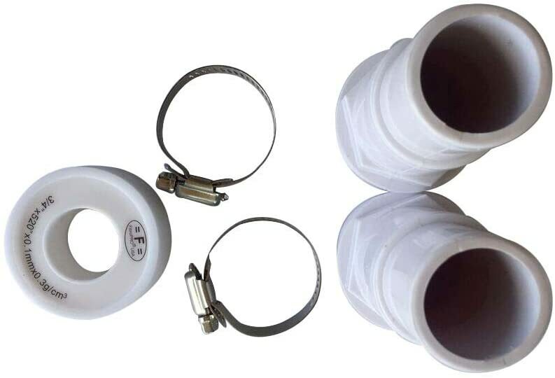 FibroPool Professional 1 1/2&Prime; Pool Filter Hose Replacement Kit 2×3 Feet – 2 pack