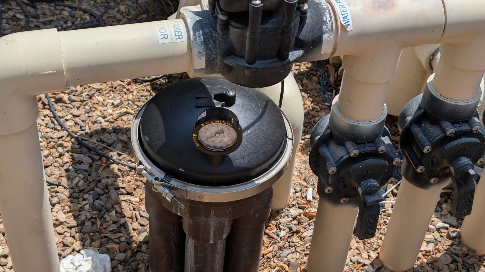 Water Valve Top Dome Gauge for Paramount PCC 2000 Cyclean Pool Valet PV3 Vantage