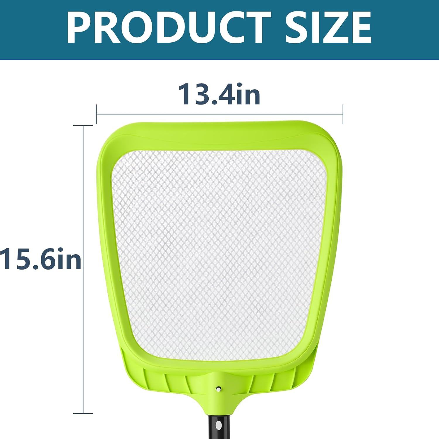 Pool Skimmer Net – Professional Heavy Duty Reinforced Frame Leaf Rake