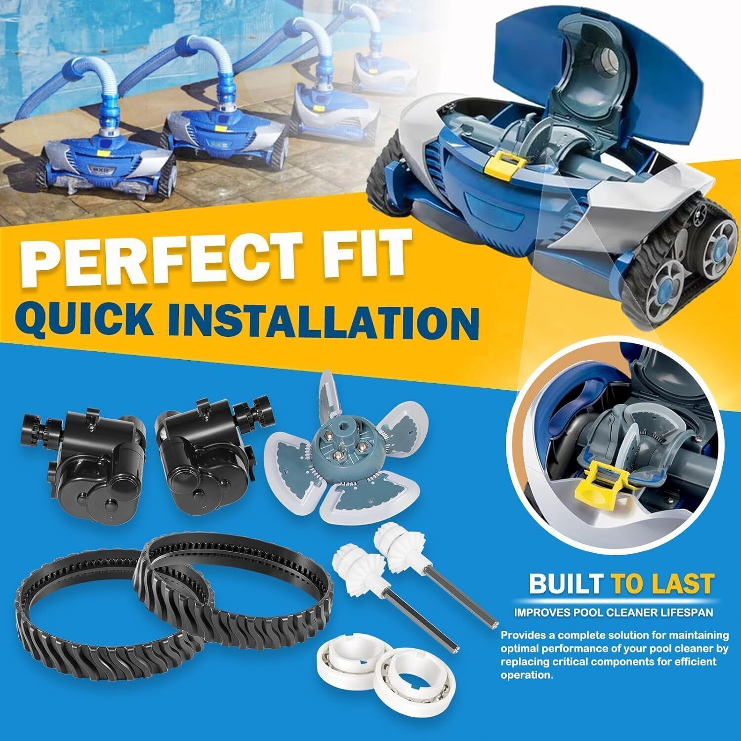 Tune Up Rebuild Kit R0796200 for Zodiac Baracuda MX8/MX8 Elite Pool Cleaners