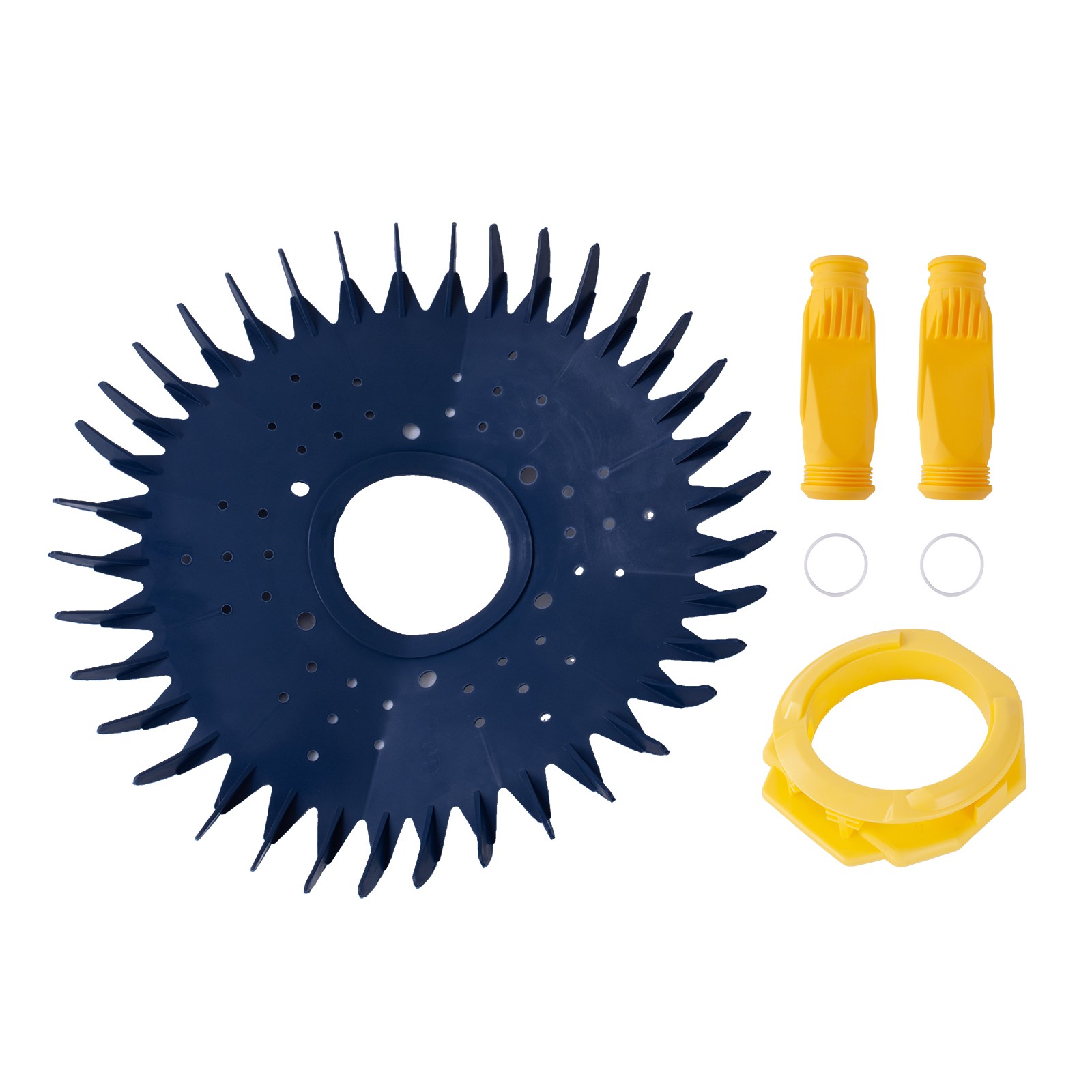 G3 Pool Cleaner Parts Set: Finned Seal, Diaphragm, Retaining Ring, Foot Pad