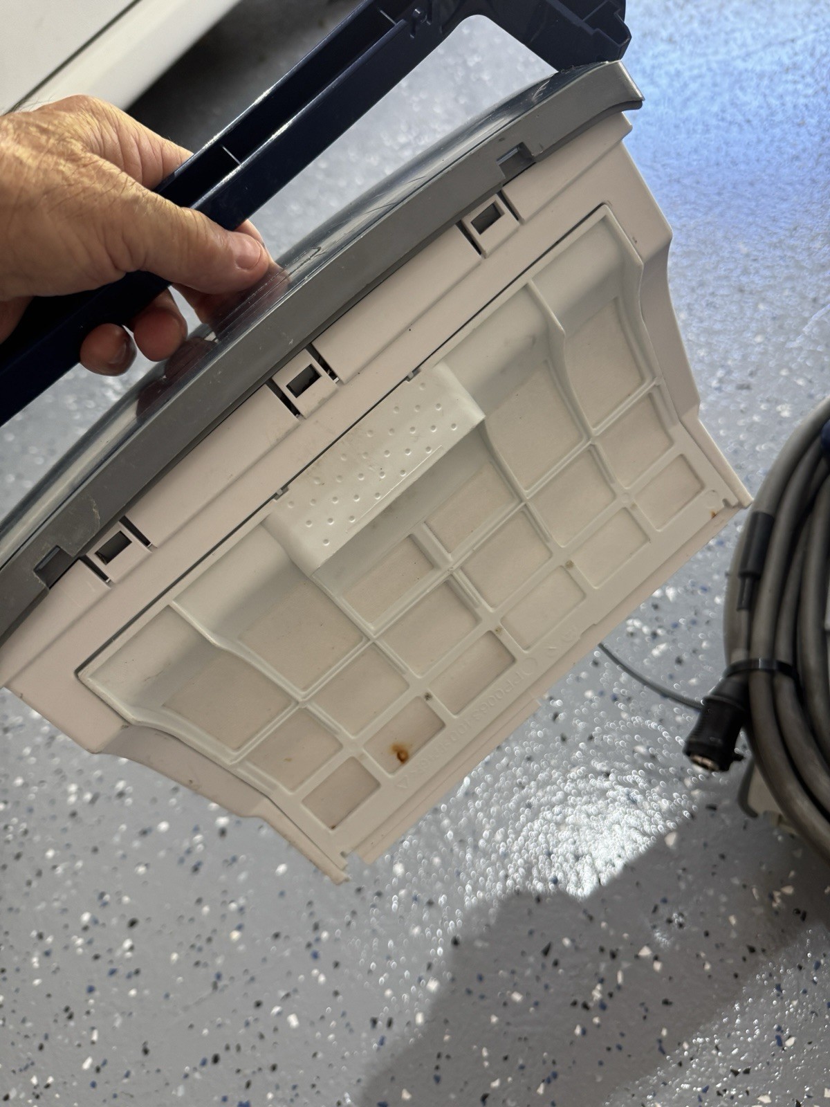 Aquabot Robotic Pool Cleaner Bluetooth w/ Power Supply, Filter Basket & Cable