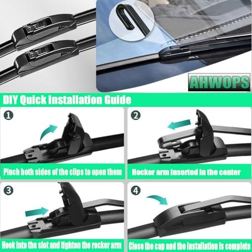 OEM All Season Wiper Blades for 2002-2012 Jeep Liberty,2000-2006 Toyota Tundra