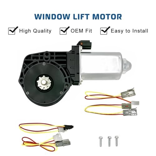 Power Window Lift Motor Replacement Compatible with Ford F150 Front Left Side