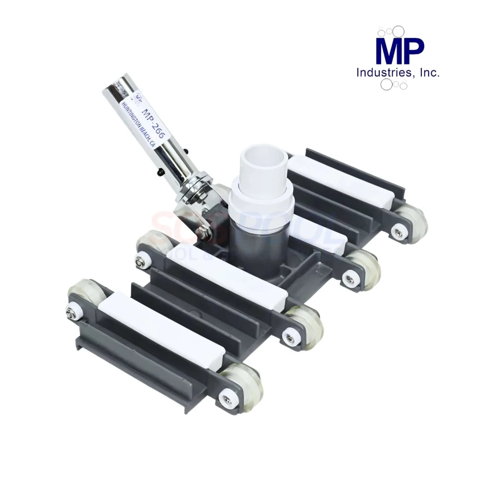 MP Industries Flexible Pool Vacuum Head W/ Extra Weights 14&Prime; Heavy-Duty MP266DX