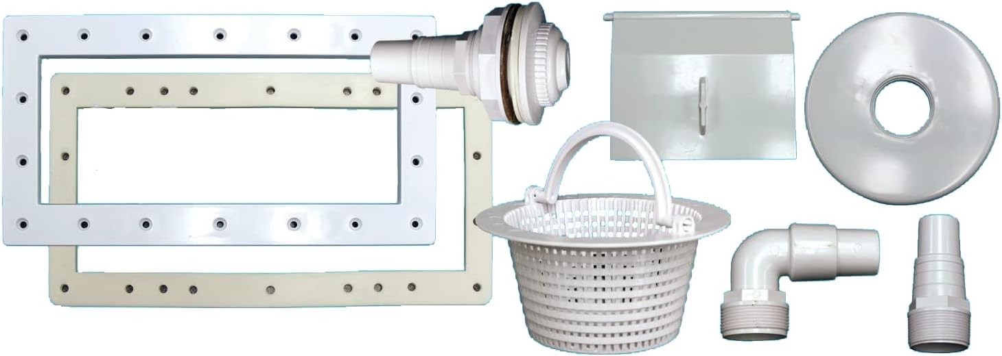 Above-Ground Swimming Pool Skimmer – White, Easy Setup