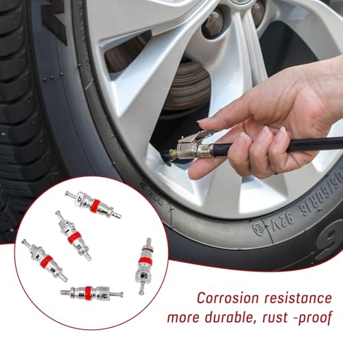 200pcs Valve Stem Cores Replacement Kit, Tire Valve Stems Standard Valve Core