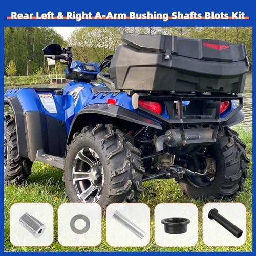 Rear Left & Right A-Arm Bushing Shafts Blots Kit Compatible with Polaris