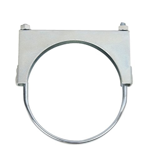 U Bolt Clamp Muffler Exhaust Clamp Saddle Style Heavy duty – Zinc Plated 4 inch