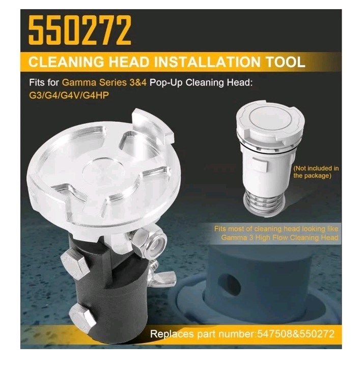 550272 Cleaning Head Metal Installation/Removal Tool Suitable for Gamma Series