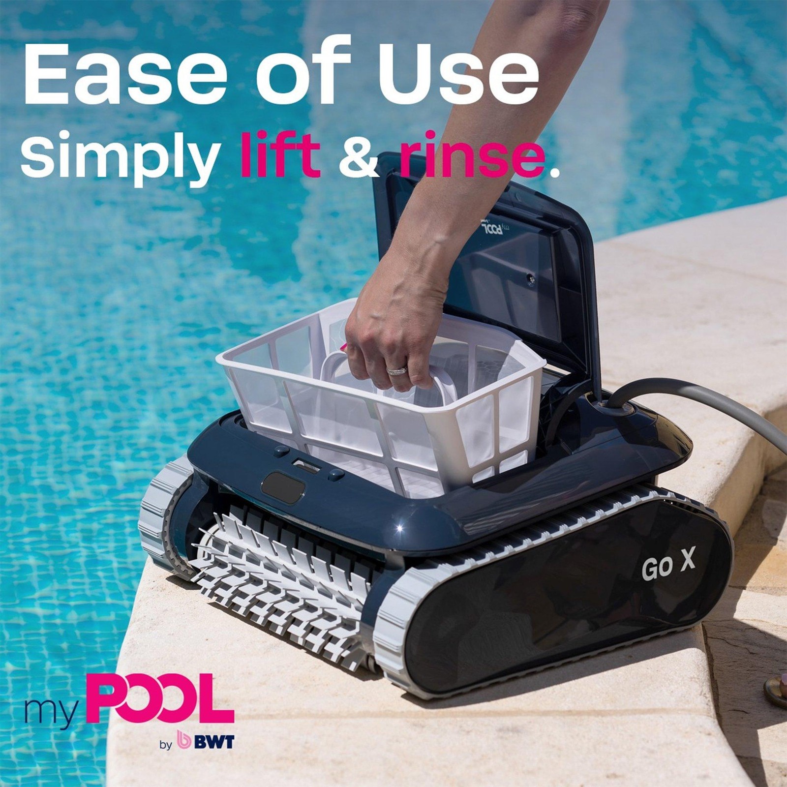 BWT MyPool Go X Robotic Pool Cleaner RURN-NOY0-GOX70