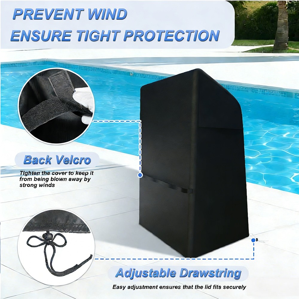 Robotic Pool Cleaner Caddy Cover Outdoor Waterproof Vacuum UV Dust Protector