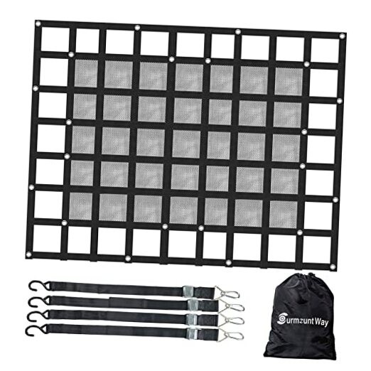 Surmountway Heavy Duty Cargo Net with Mesh—1100LBS Capacity—72&Prime;x57&Prime;