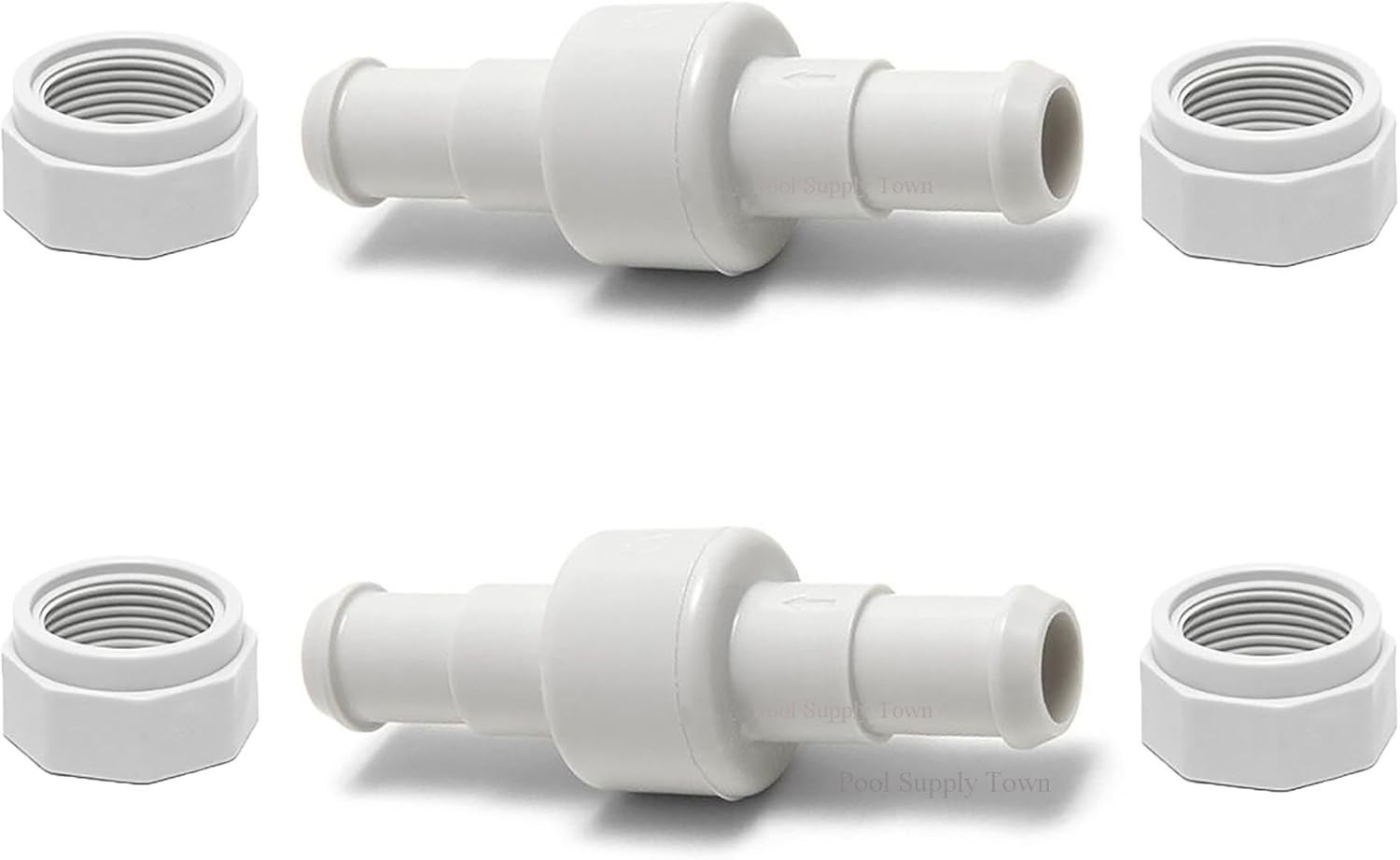 ATIE 280, 380, 180 Pool Cleaner Hose Swivel D20 and Hose Nut D15 Combo Kit