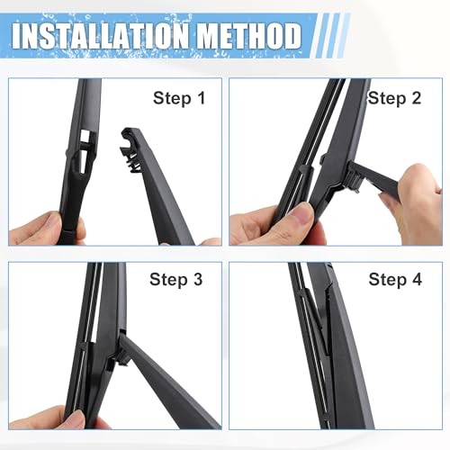 Windshield Wiper Blade Arm Set – Back – Replacement Fit for Windshield