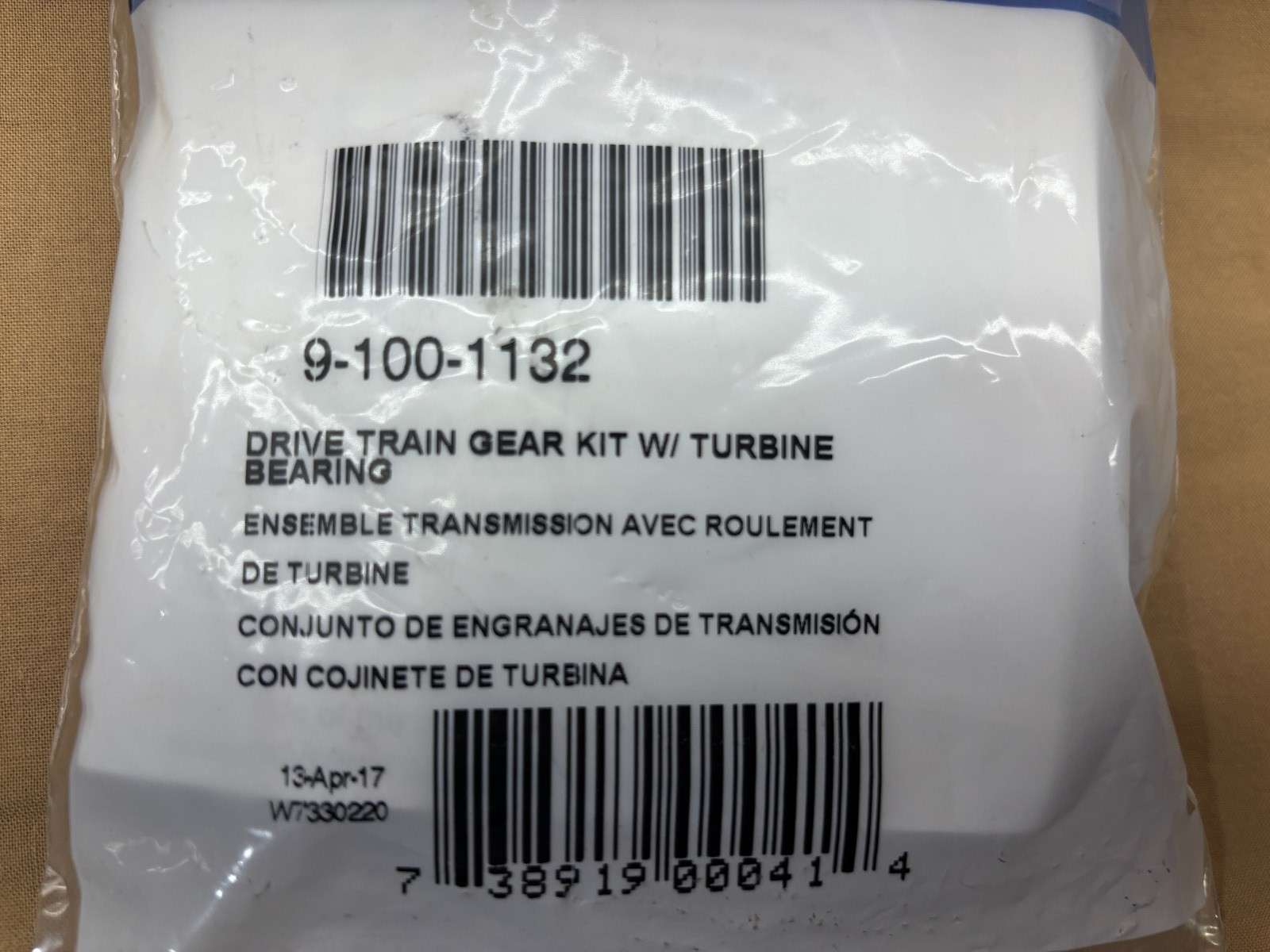 Lot of 3x Polaris 9-100-1132 Drive Train Gear W/Turbine Bearing Kit