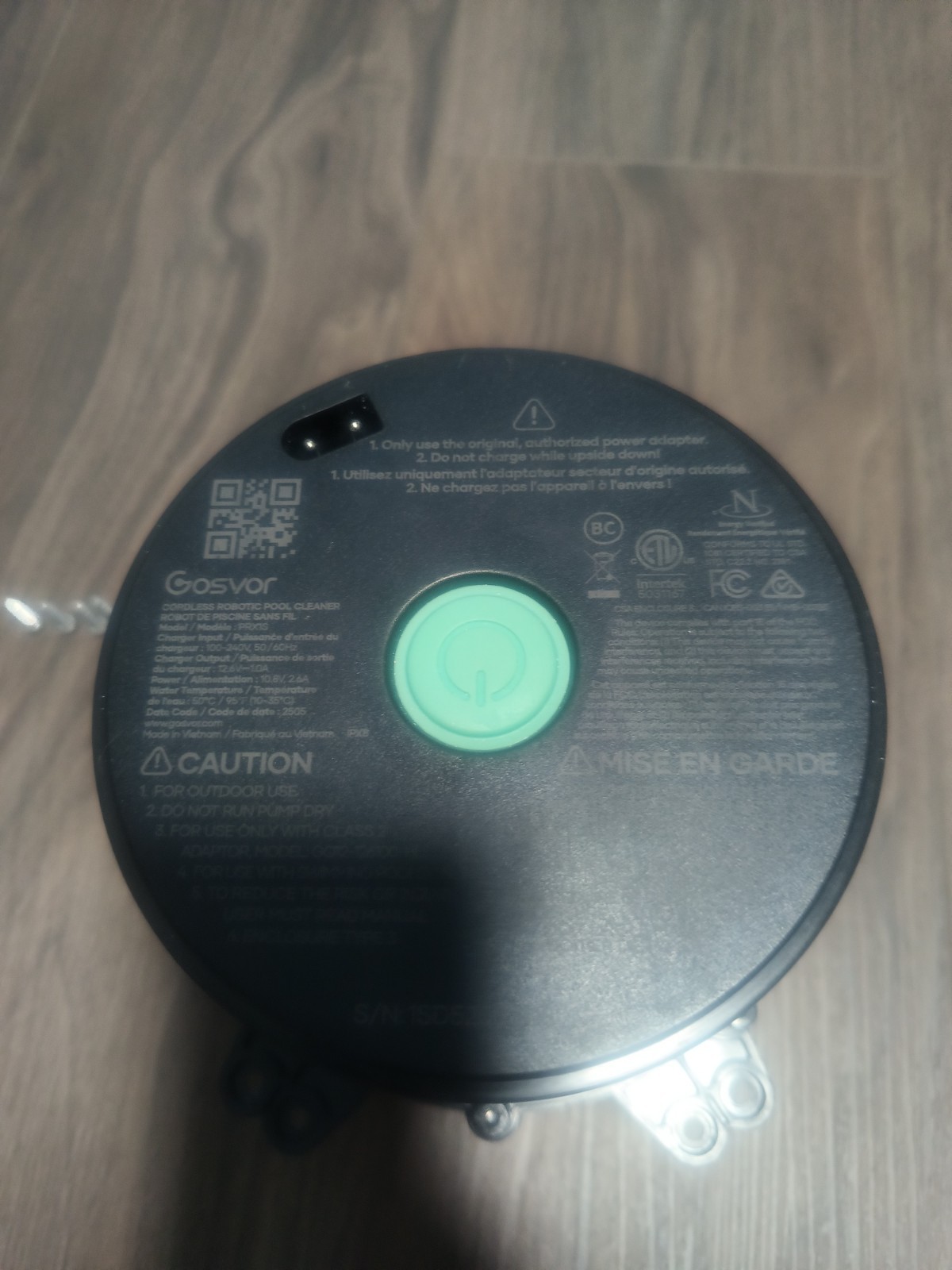 REPLACEMENT MOTOR Gosvor LiteVac 800 Cordless Robotic Pool Cleaner