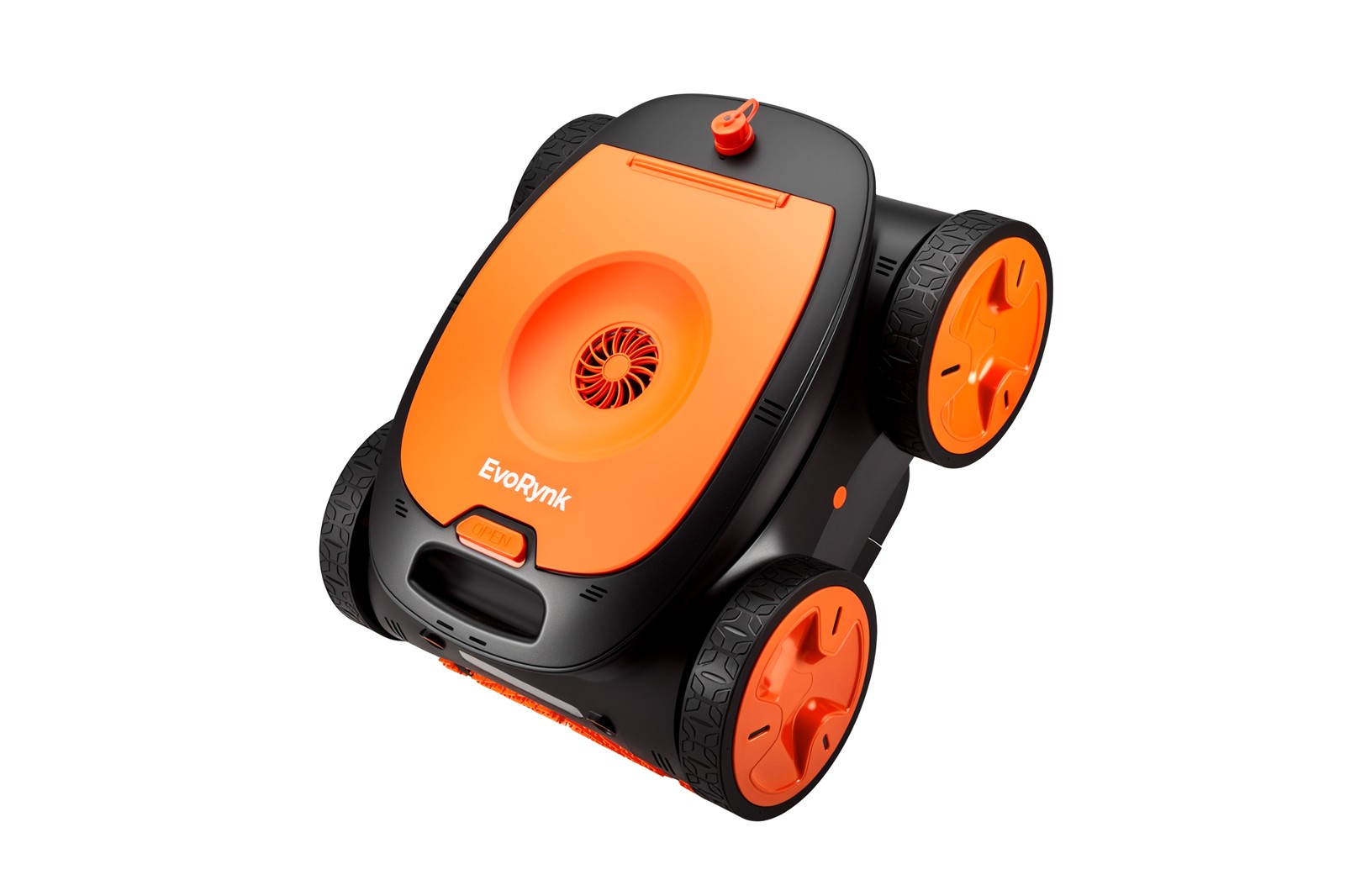 Orange Robotic Pool Cleaner for Inground Pools Underwater Remote & APP Control