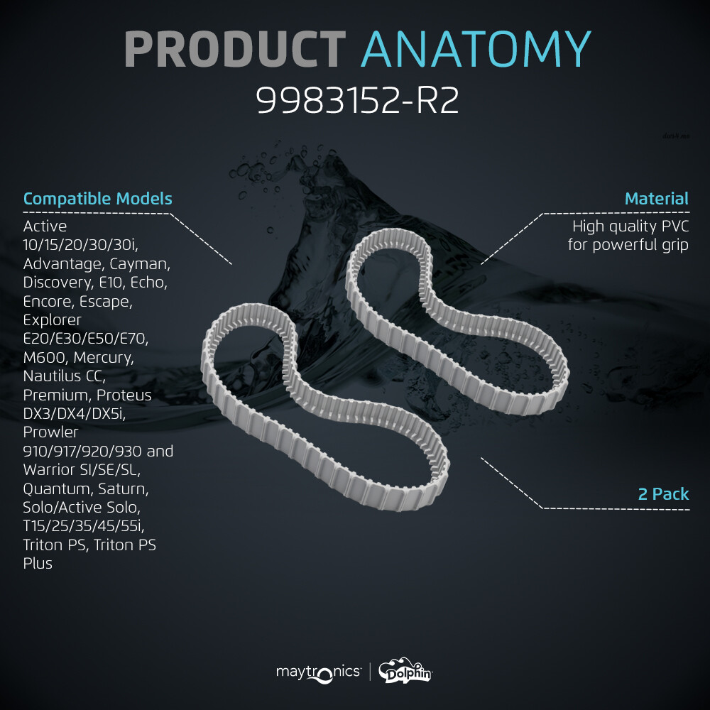 Dolphin Maytronics Grey Track Replacement for Triton and Nautilus Models, & More