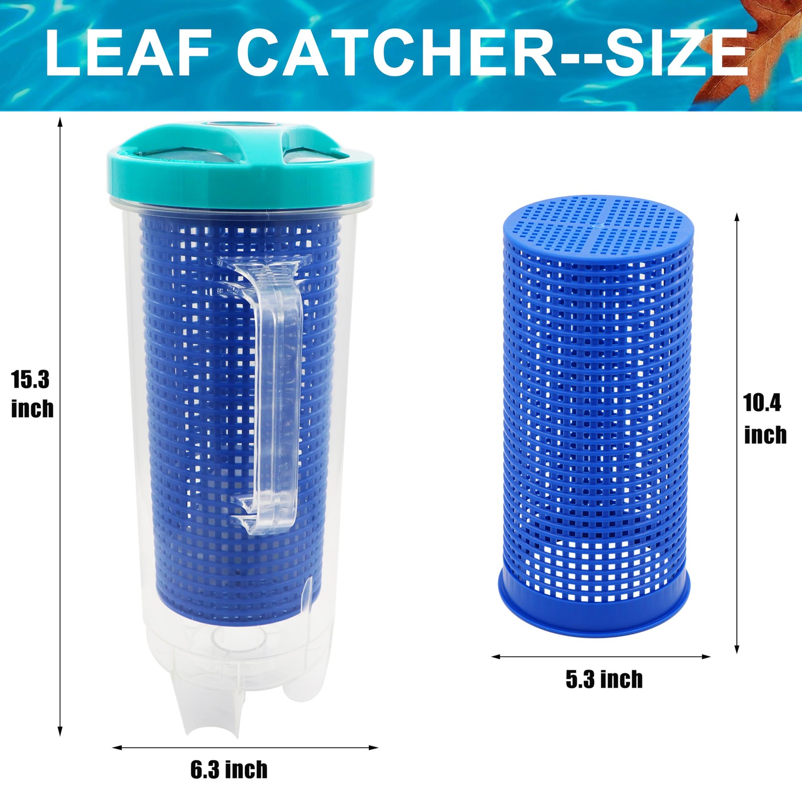 « Large Leaf Canister for Pool Vacuums InLine Filter with Mesh Basket »