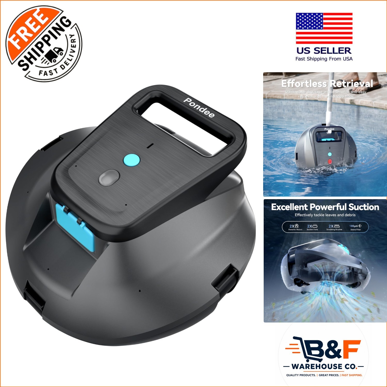 X1 Pool Vacuum for Inground & Above-Ground Pools – Compact & Efficient Design