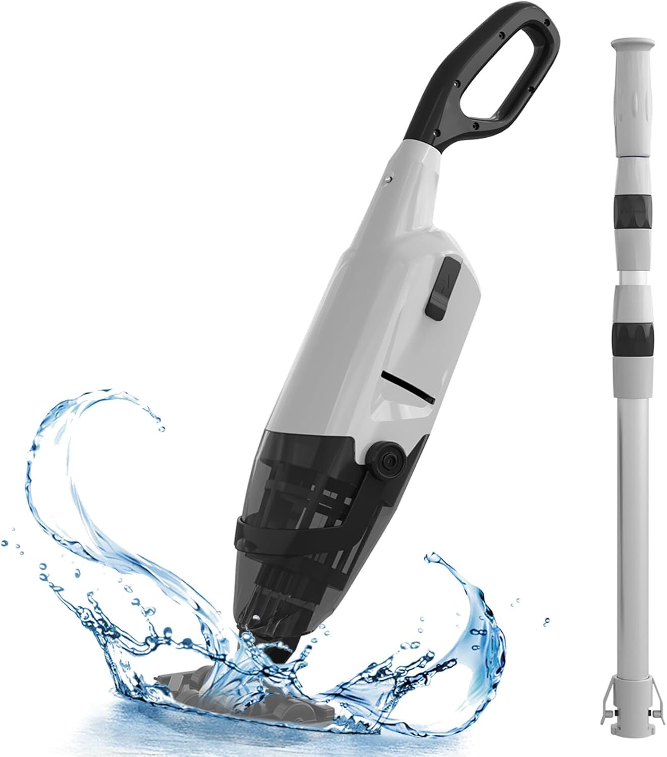 Rechargeable Pool Vacuum Handheld Cordless Pool Cleaner 6000mAh Powered Battery