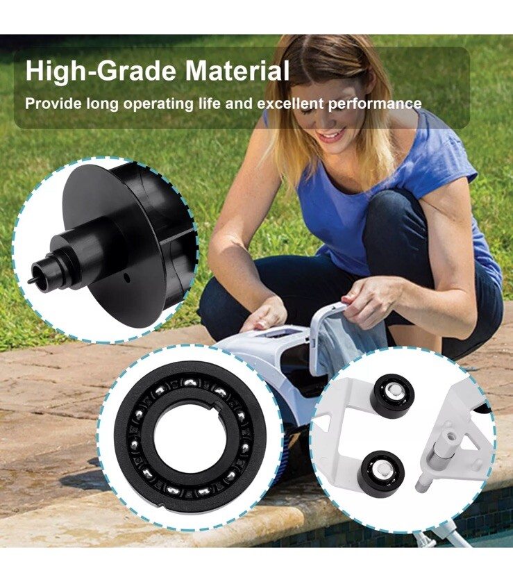 AXV621DAT Pool Vac A-Frame Turbine Kit for Hayward Aquabug Navigator Pro, Ultra