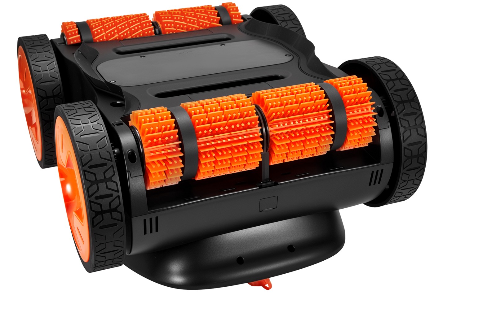 Orange Robotic Pool Cleaner for Inground Pools Underwater Remote & APP Control